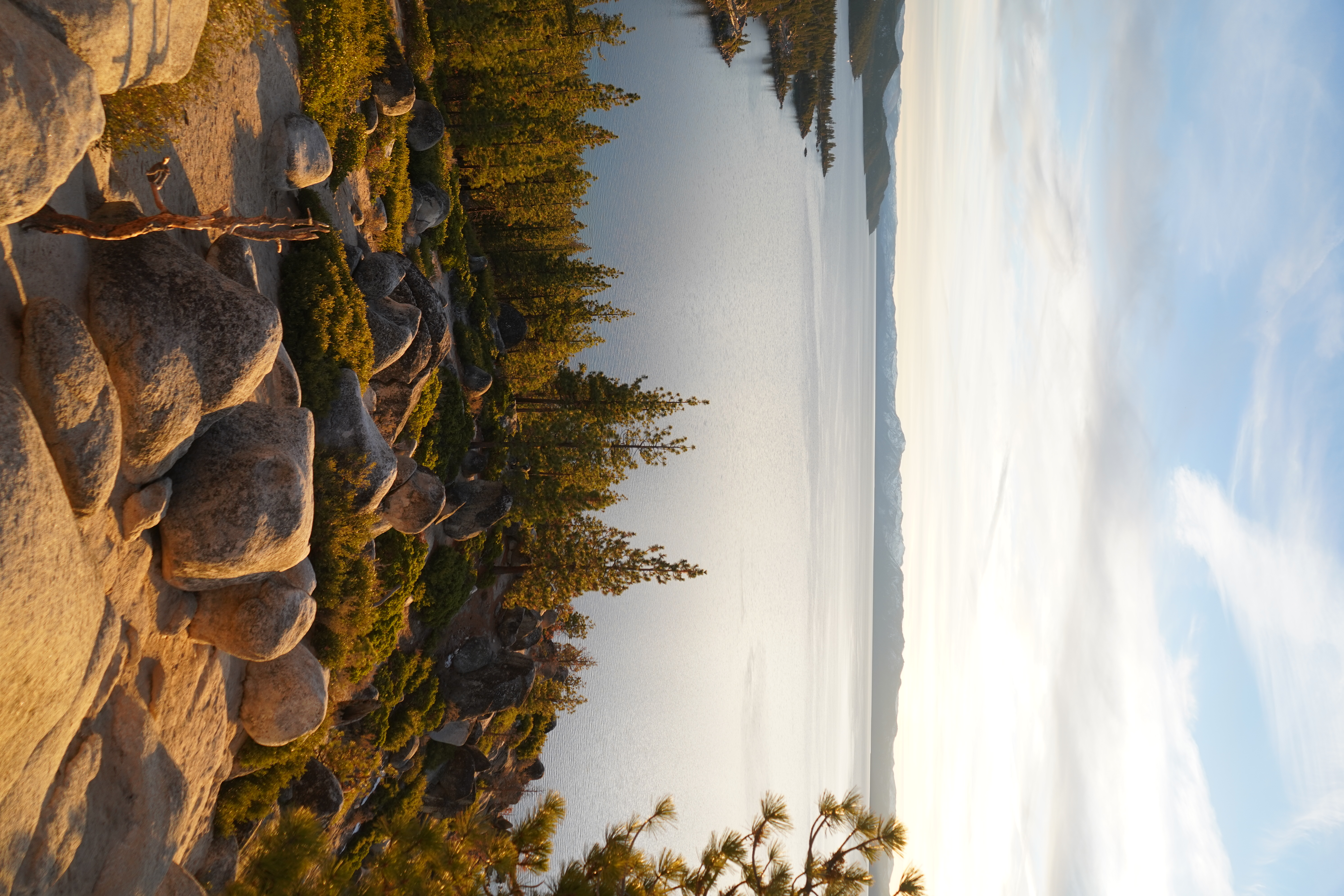 Lake Tahoe at sunset